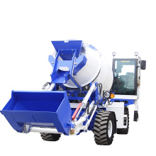 Self loading mobile concrete mixer truck for sale